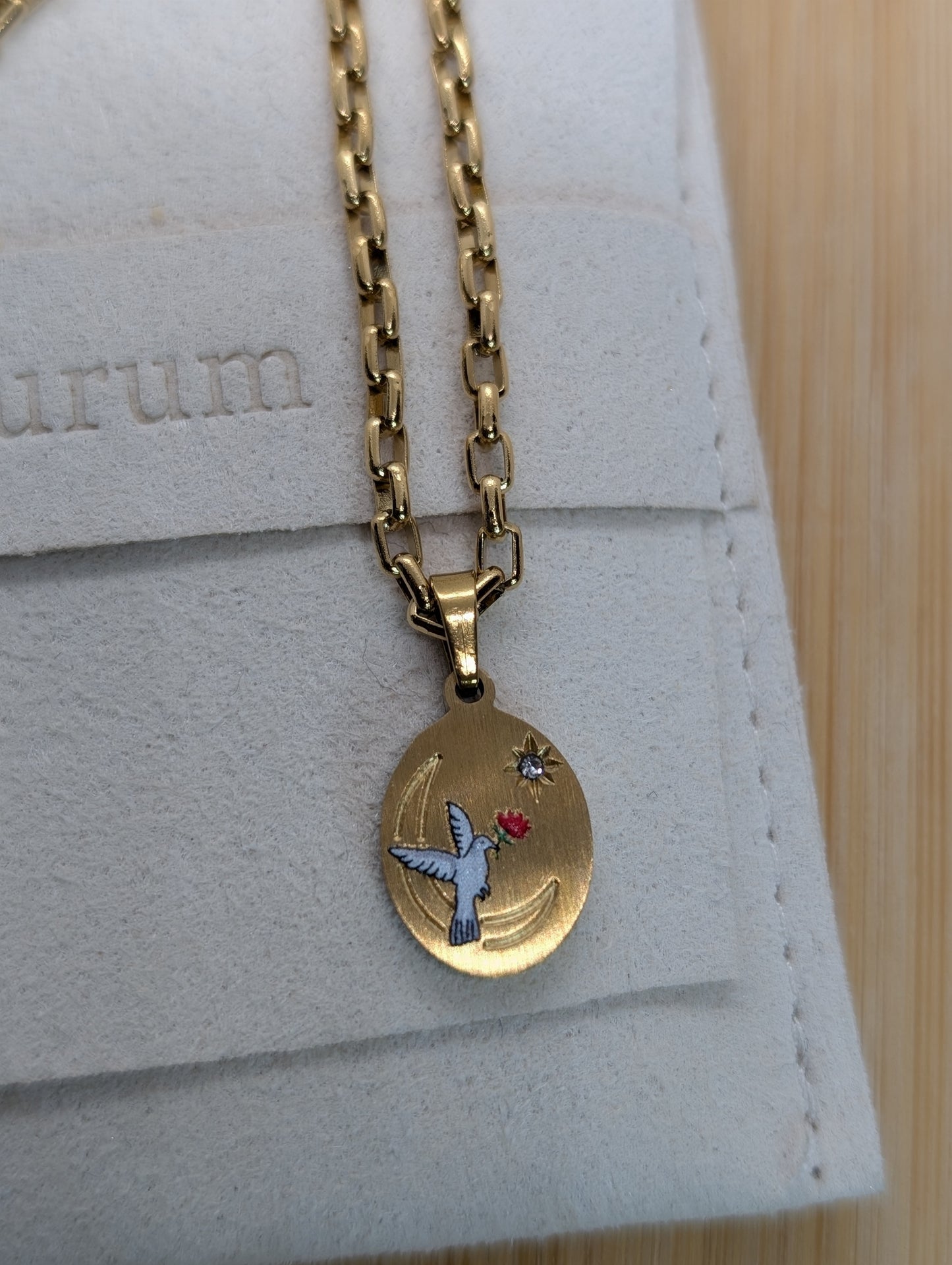 Peace and Doves Necklace