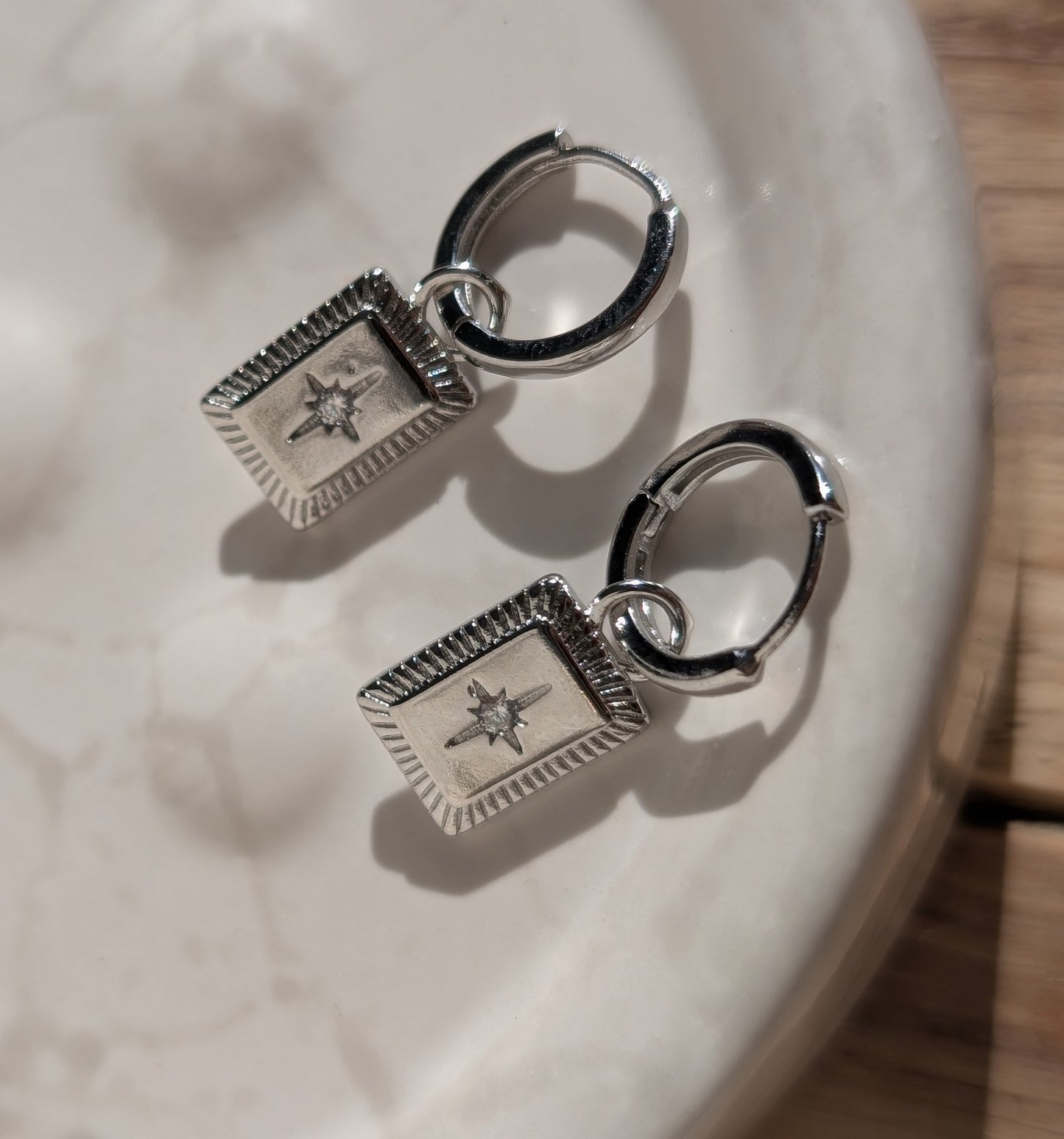 Polaris Silver Earrings