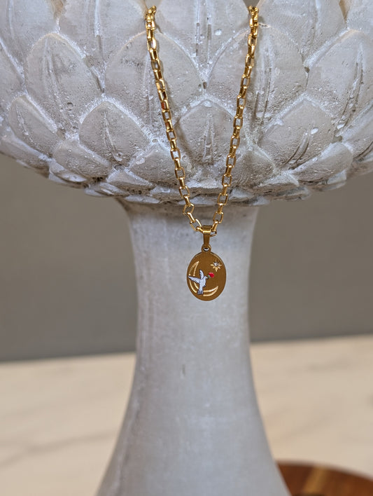 Peace and Doves Necklace