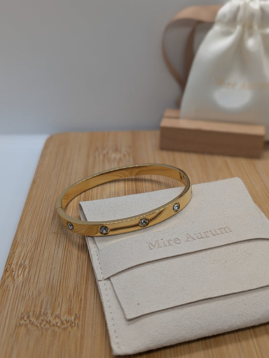 The Amore Gold Bangle