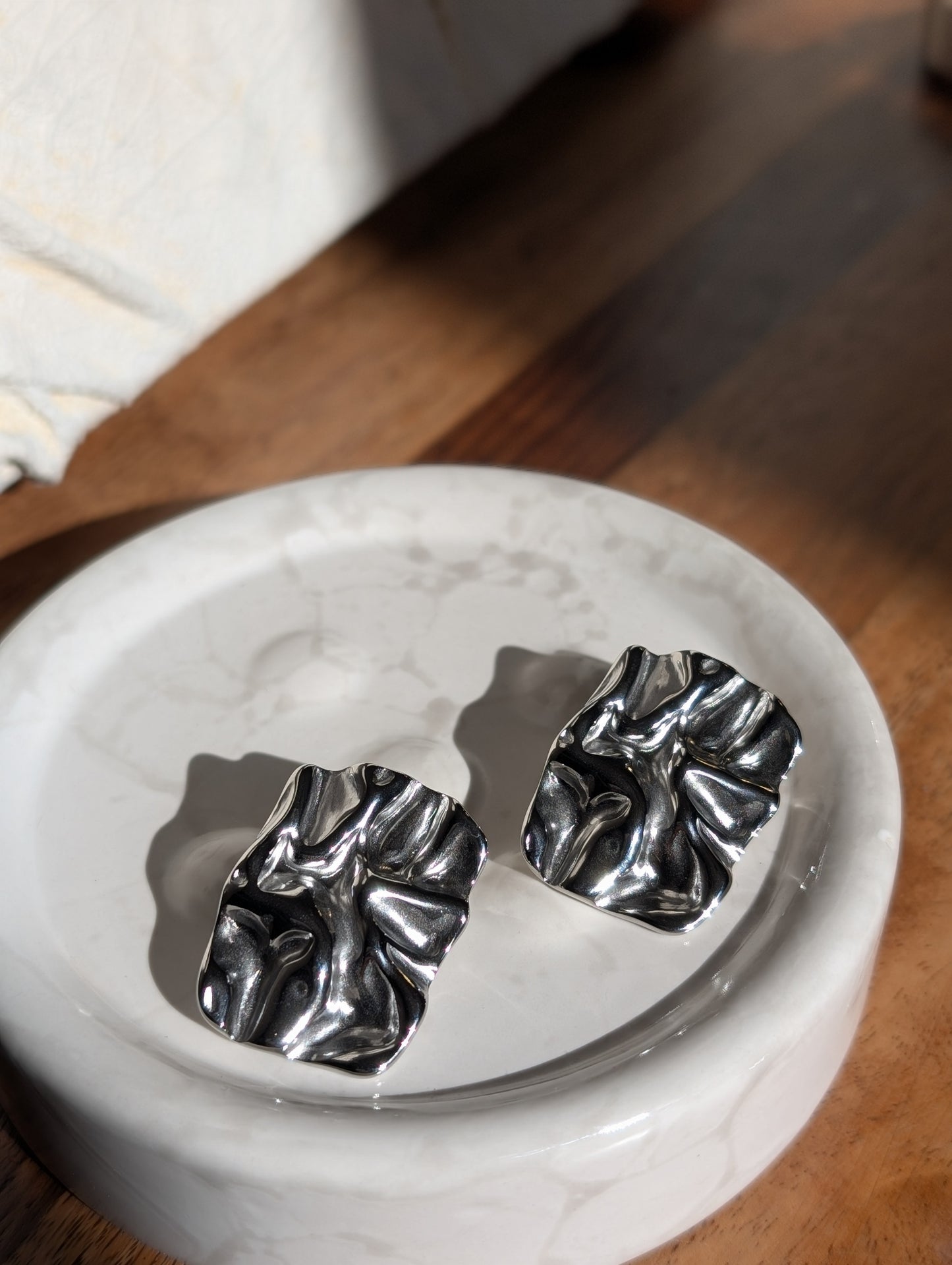 The Jolene Silver Earrings