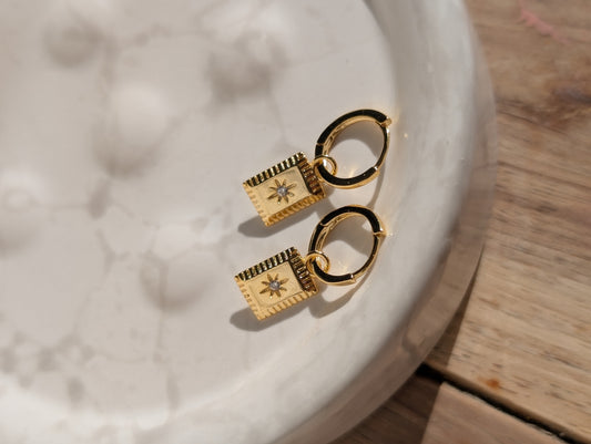 Polaris Gold Earrings