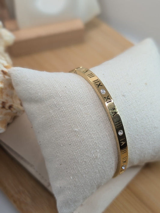 When in Rome Gold Bangle
